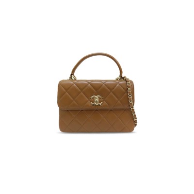 CHANEL TRENDY CC BROWN AS4654 (25*17*9cm)